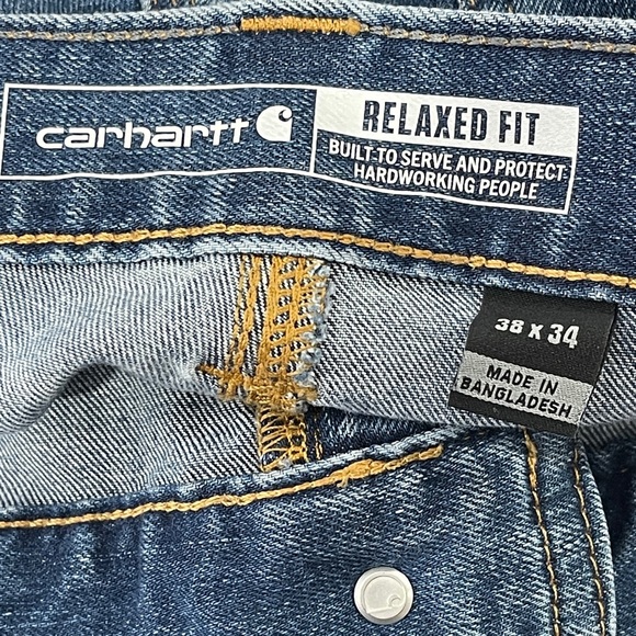 Carhartt Men's Rugged Flex Relaxed Fit Utility Jean BD2808-M 38X34 - Picture 8 of 11